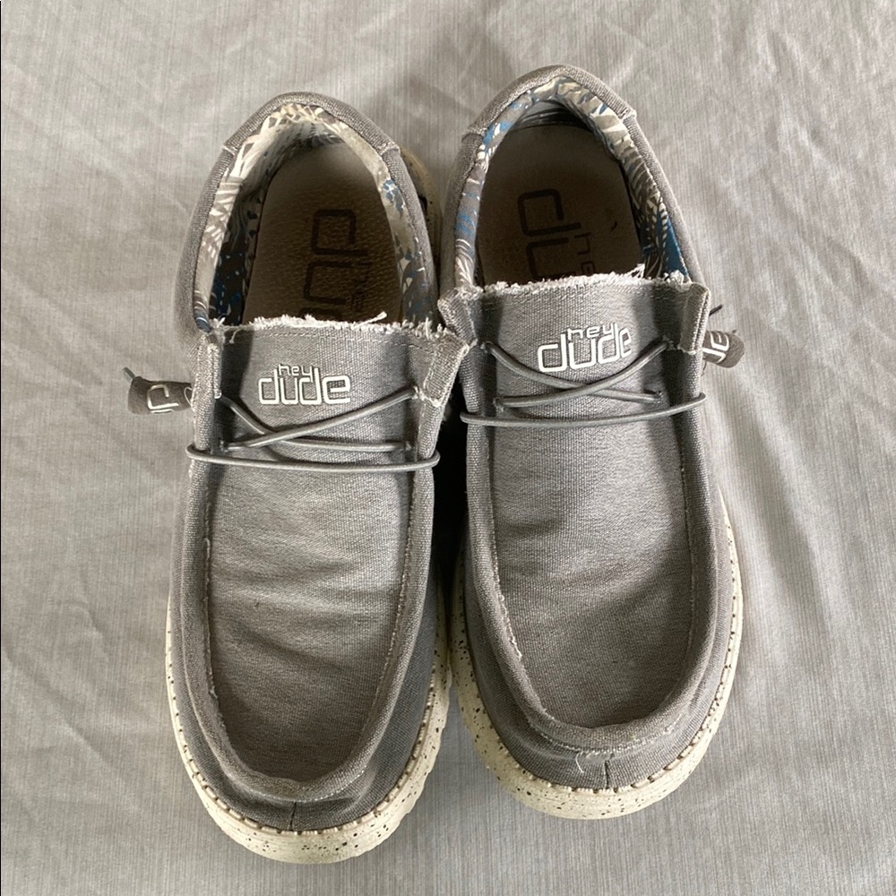 Hey Dude Gray Casual Shoes